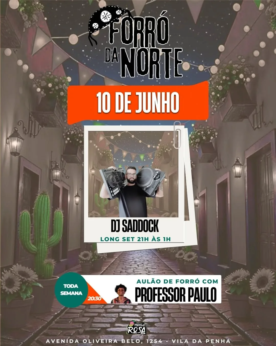 Flyer: Forró na Norte