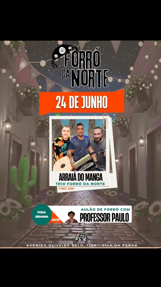Flyer: Forró na Norte