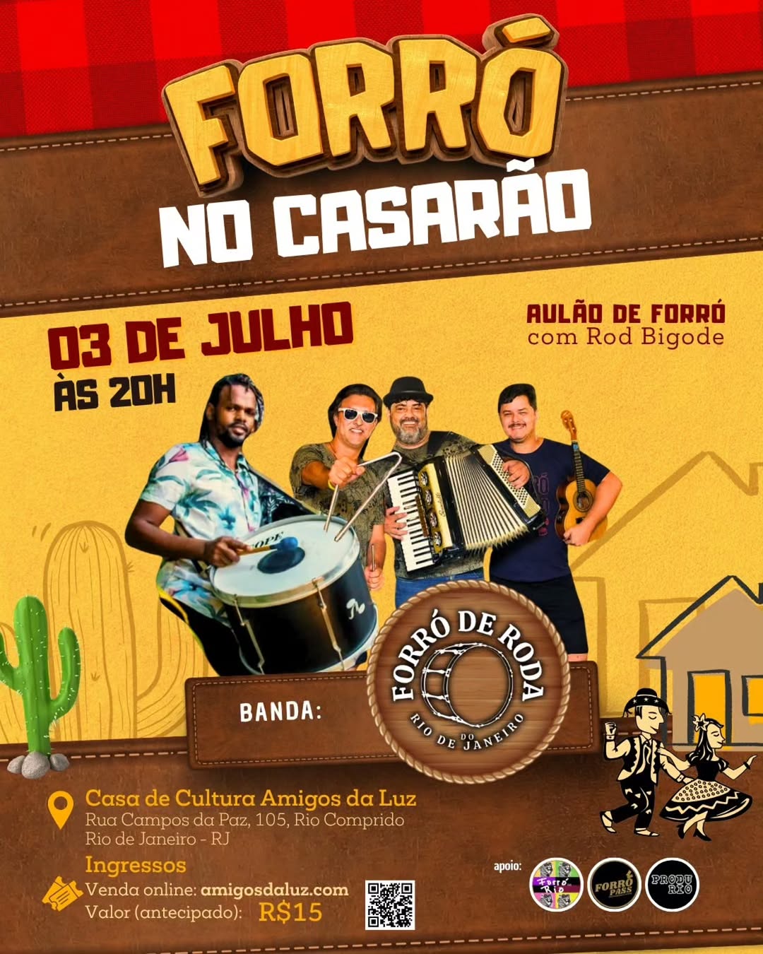 Flyer: Forró no Casarão