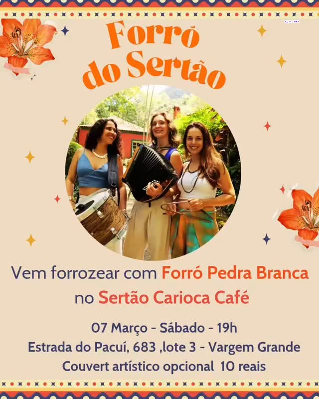 Flyer: Forró Pedra Branca
