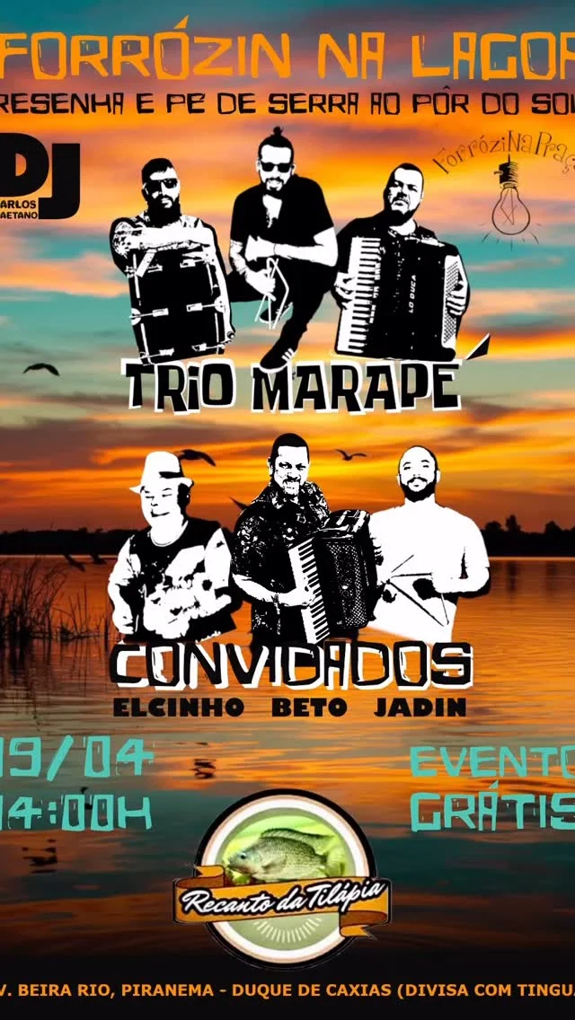 Flyer: Forrózin na Lagoa