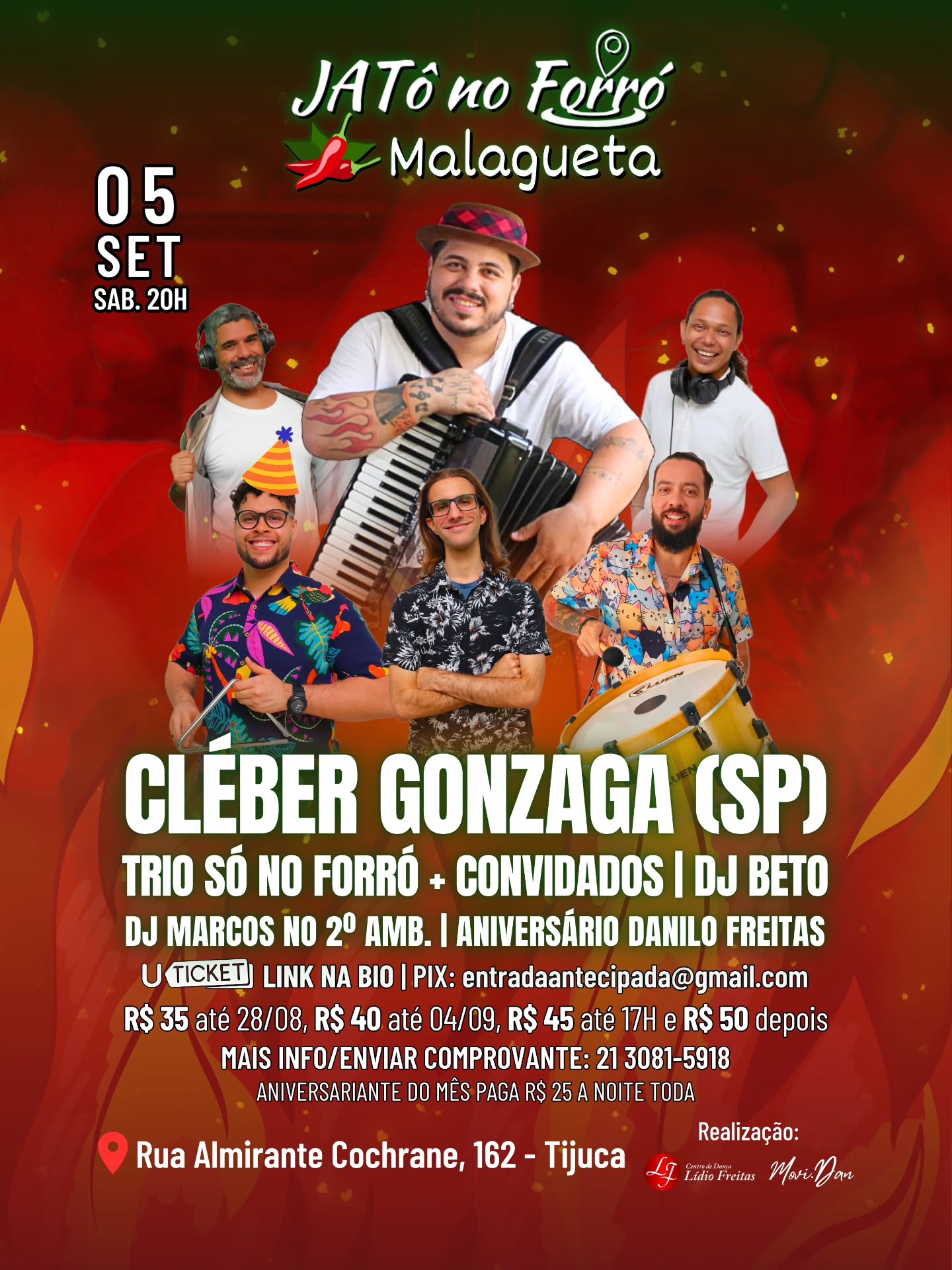 Flyer: JATÔ no Forró Malagueta