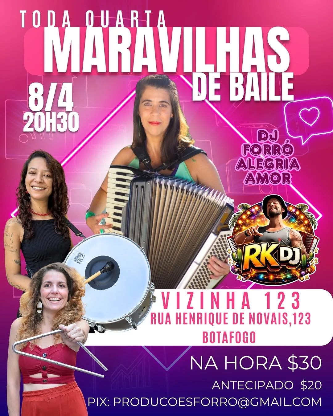 Flyer: Maravilhas de Baile