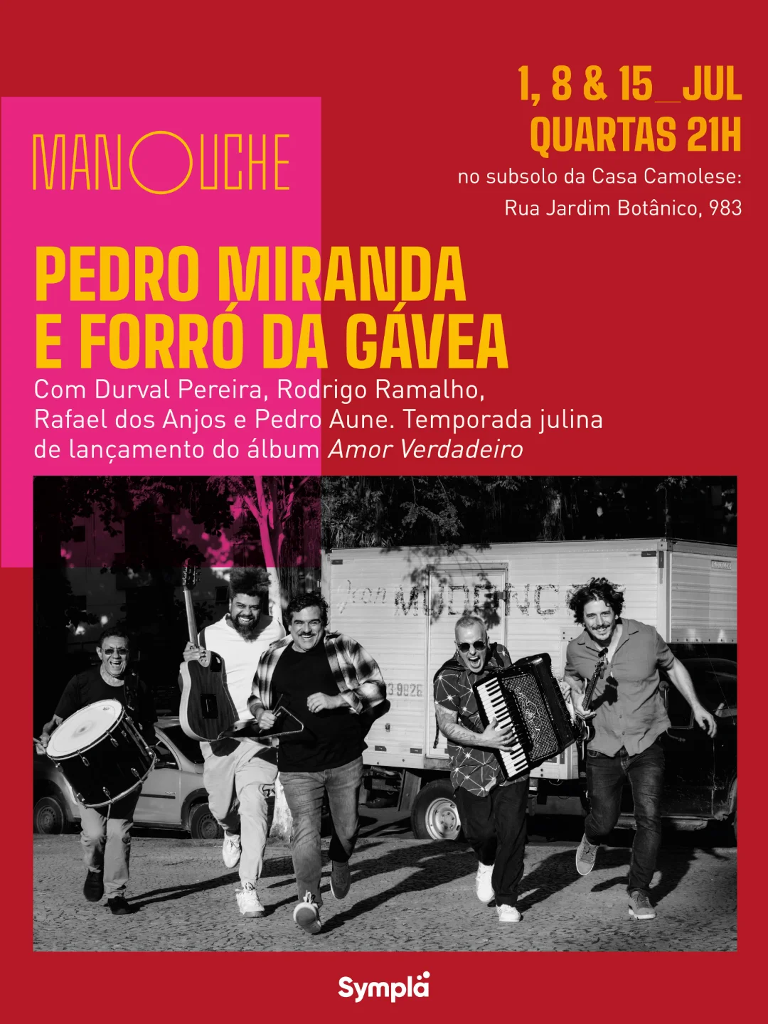 Flyer: Pedro Miranda e Forró da Gávea