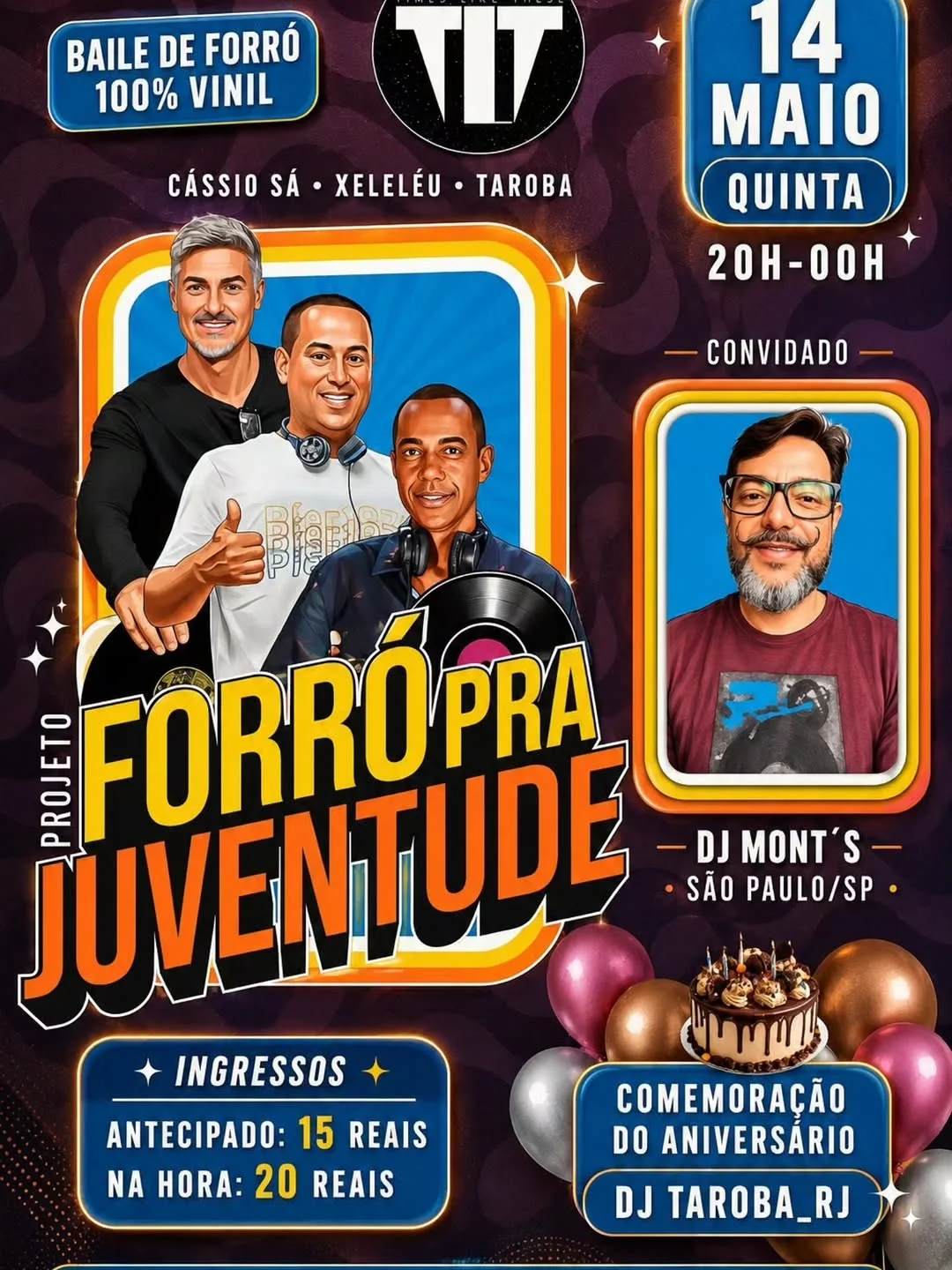Flyer: Projeto Forró pra Juventude