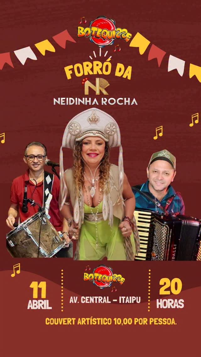 Flyer: Forró da Neidinha Rocha