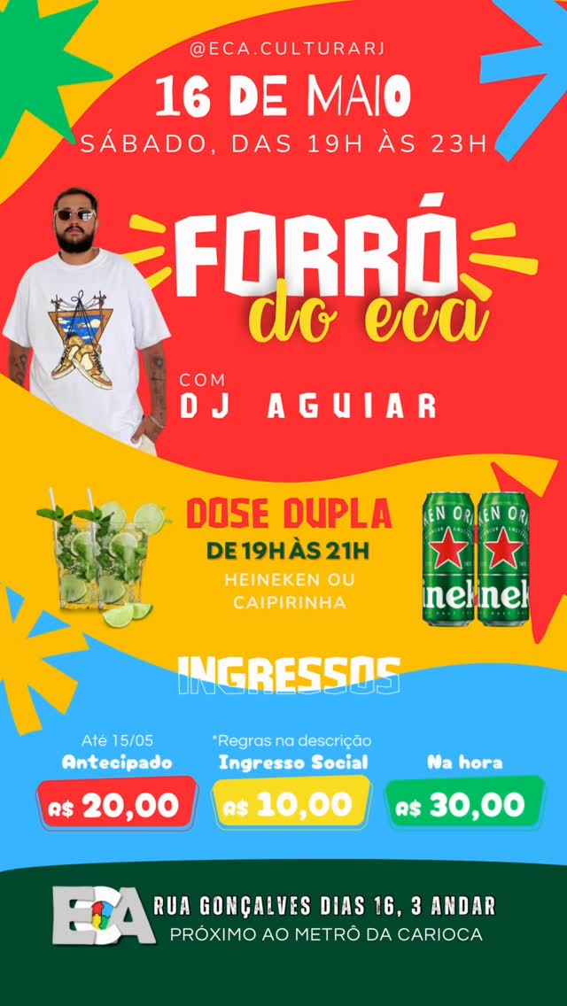 Flyer: Forró do ECA