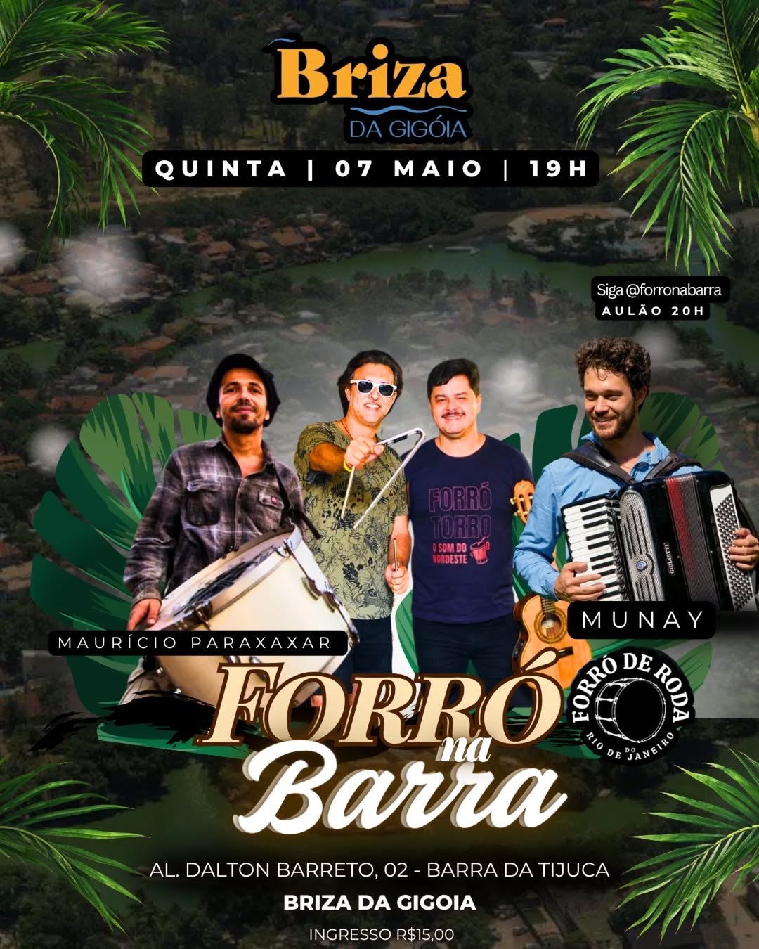 Flyer: Forró na Barra