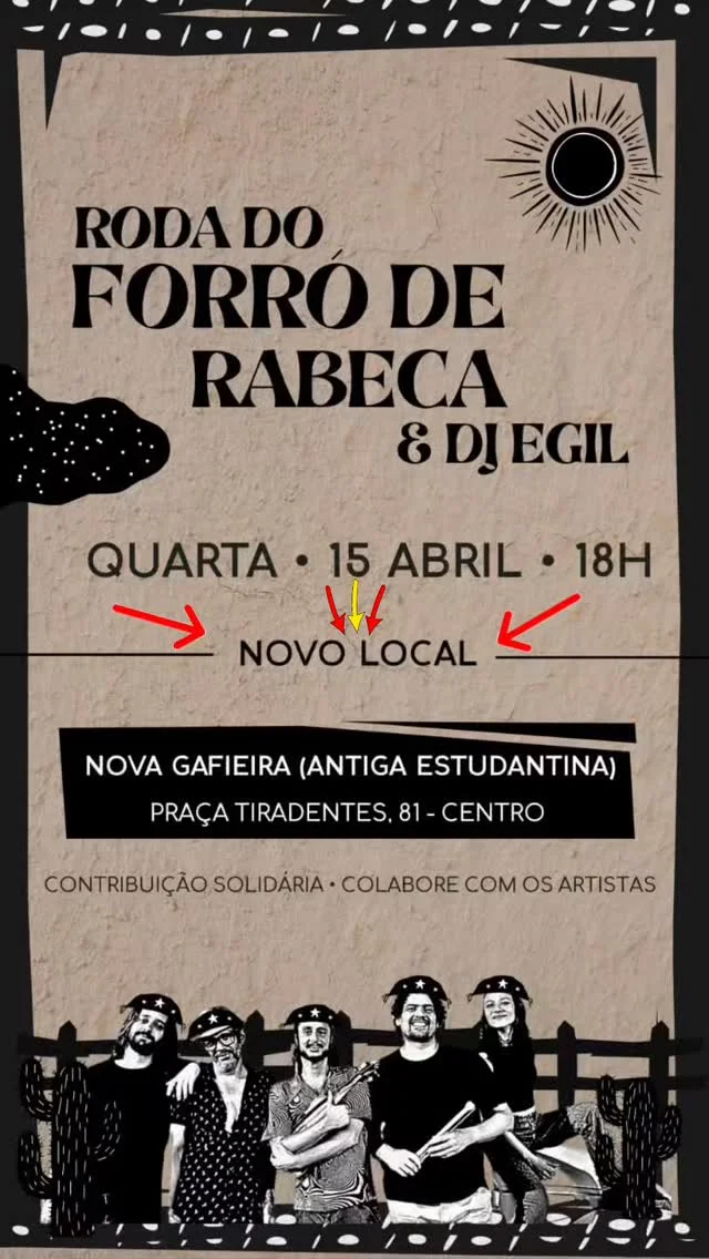 Flyer: Roda de Forrõ de Rabeca
