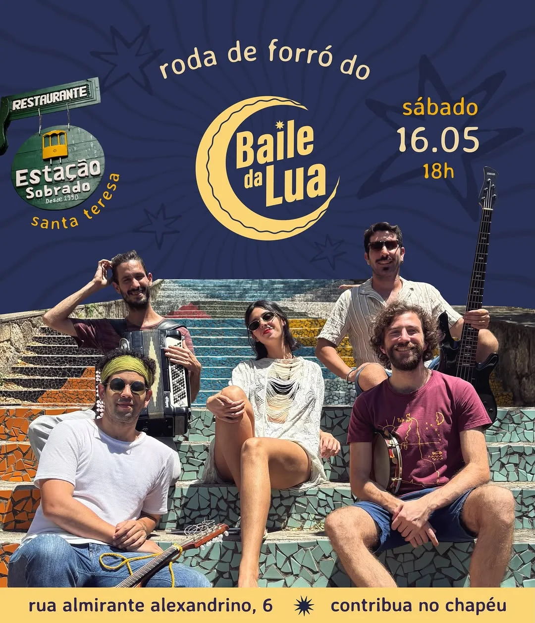 Flyer: Roda de Forró do Baile da Lua