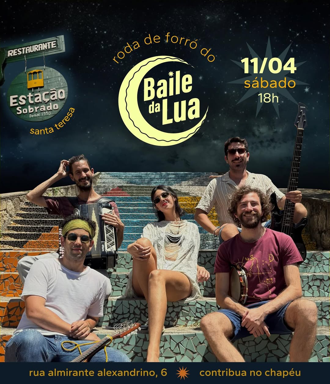 Flyer: Roda de Forró do Baile da Lua