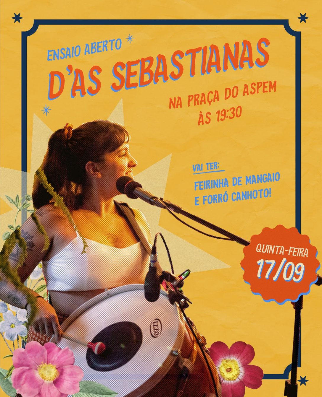 Flyer: Ensaio Aberto d'As Sebastianas