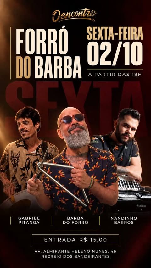 Flyer: Forró do Barba