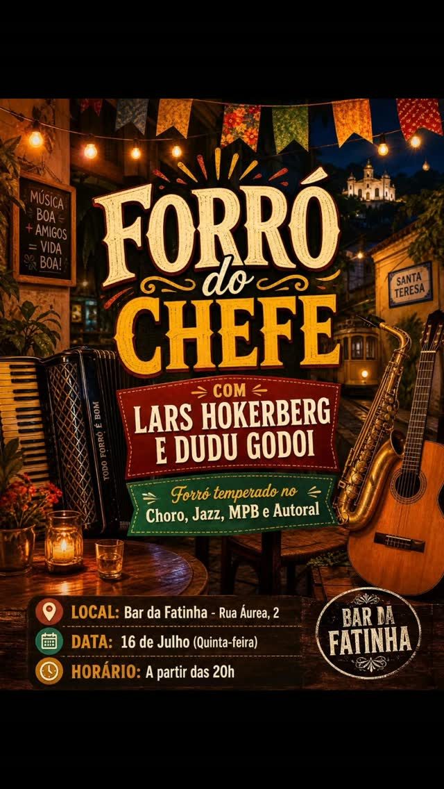 Flyer: Forró do Chefe
