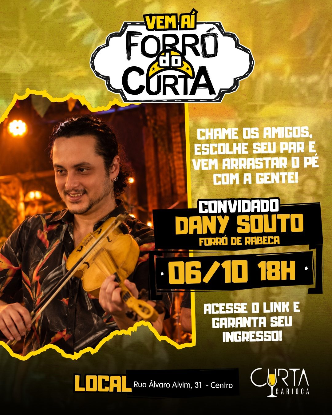 Flyer: Forró do Curta
