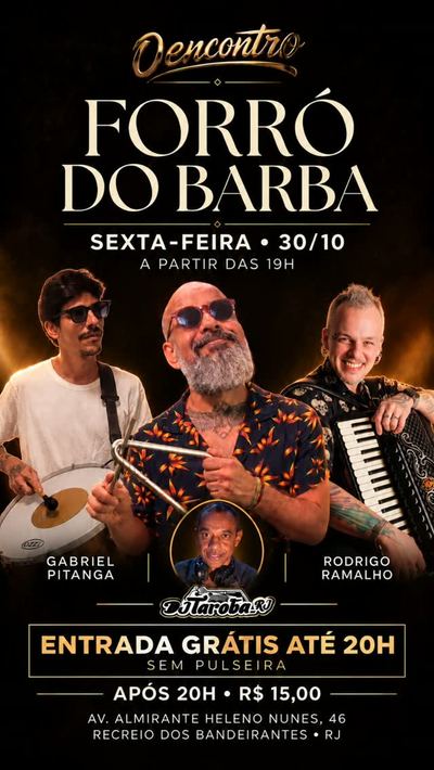 Forró do Barba — baile de forró toda sexta-feira