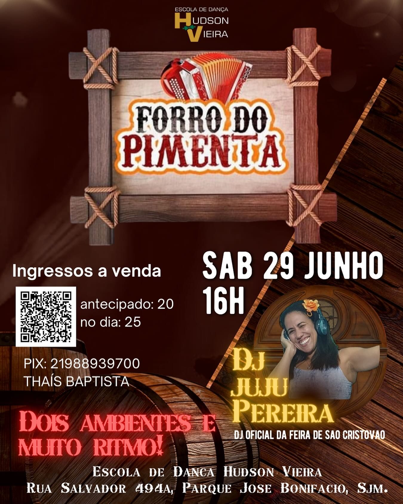 Flyer: Forró do Pimenta