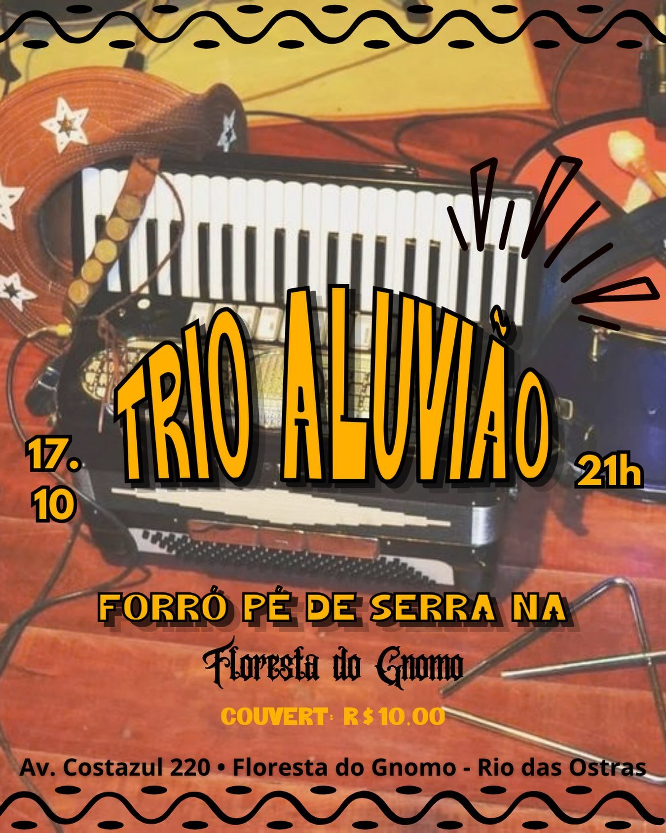 Flyer: Forró na Floresta do Gnomo