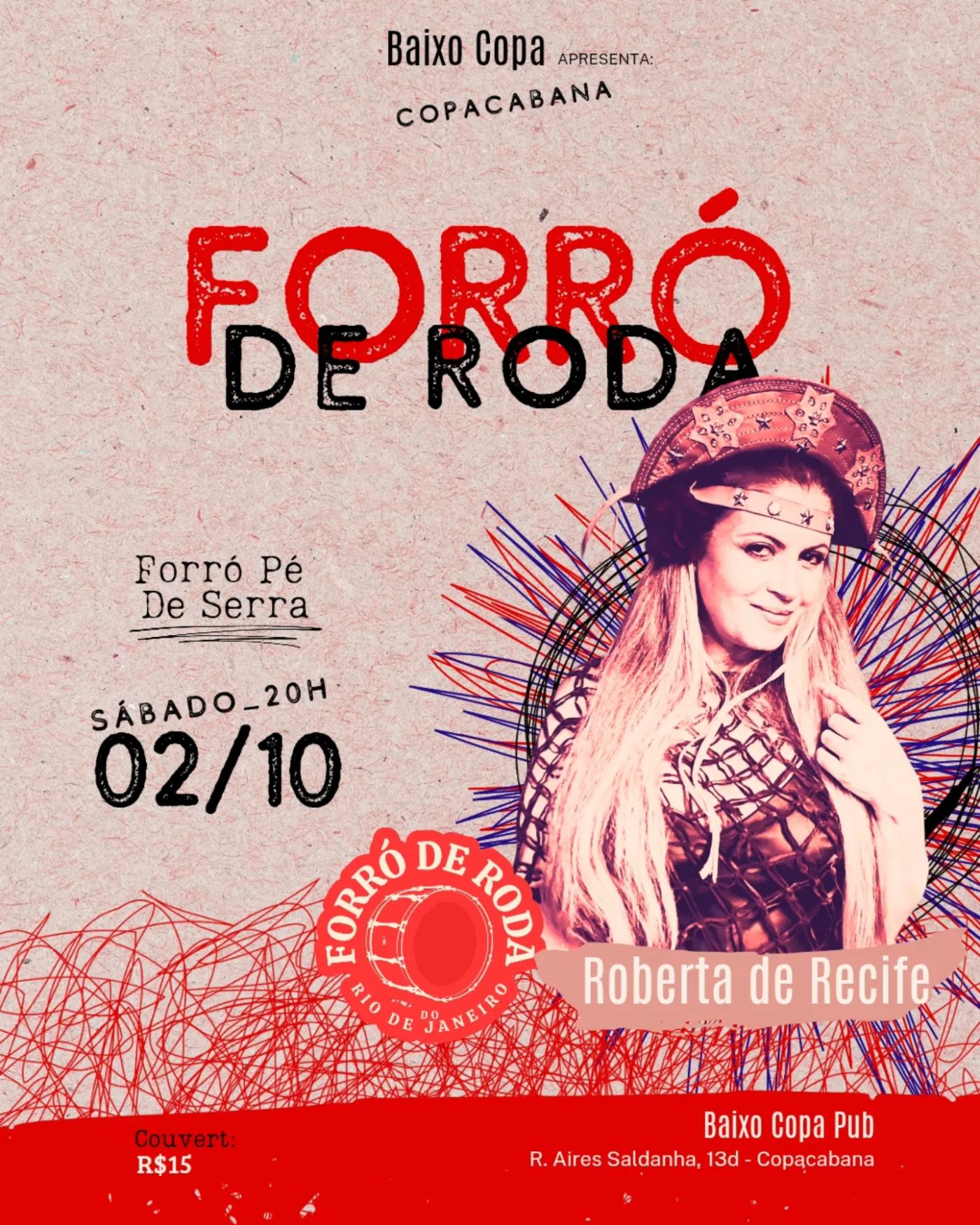 Flyer: Forró de Roda
