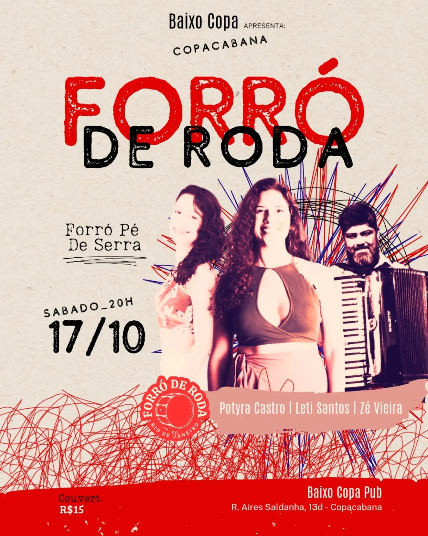 Flyer: Forró de Roda