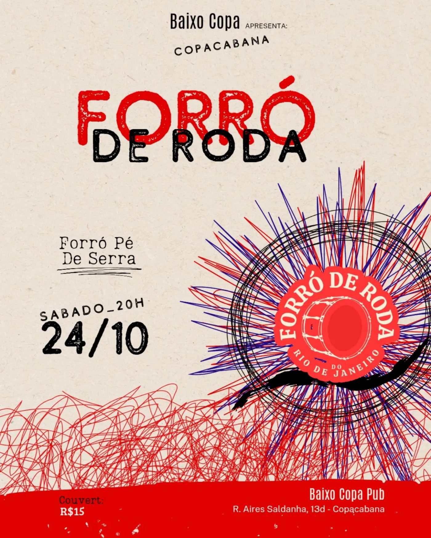 Flyer: Forró de Roda