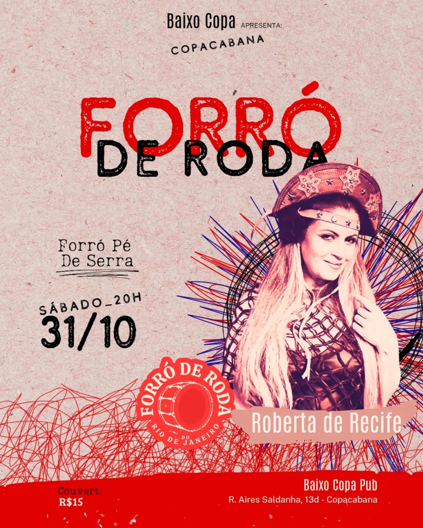 Flyer: Forró de Roda
