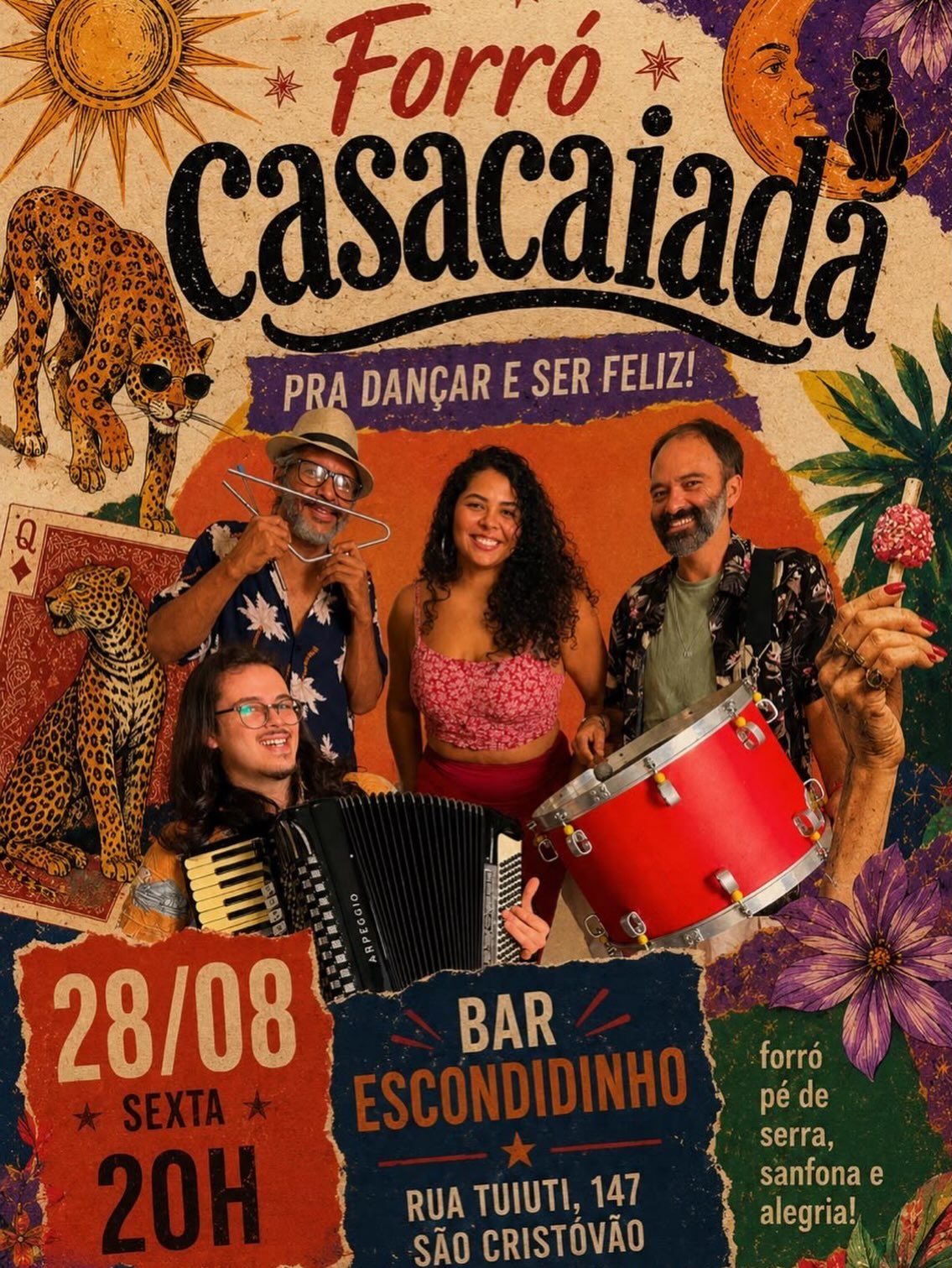 Flyer: Forró CasaCaiada