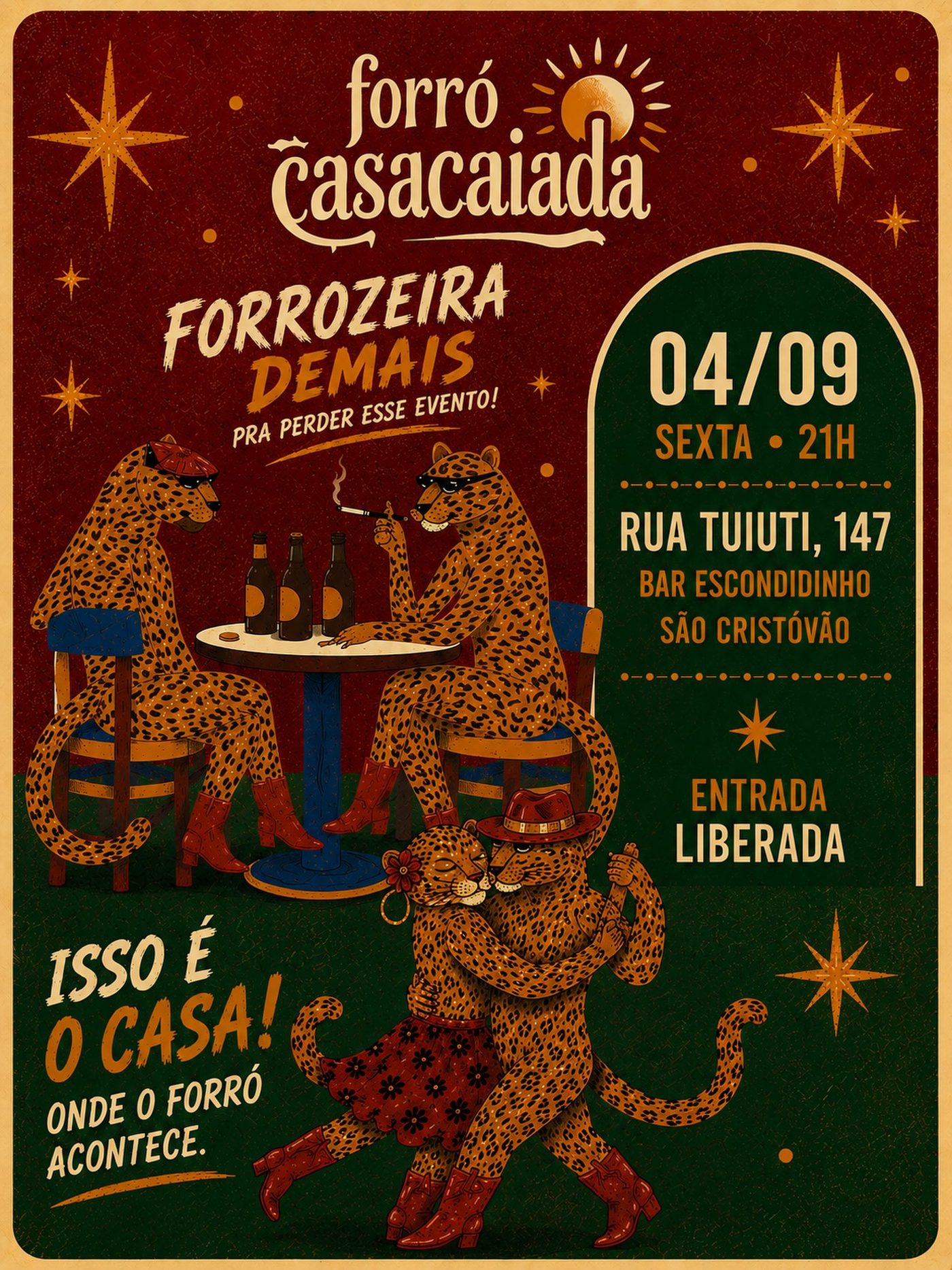 Flyer: Forró Casacaiada