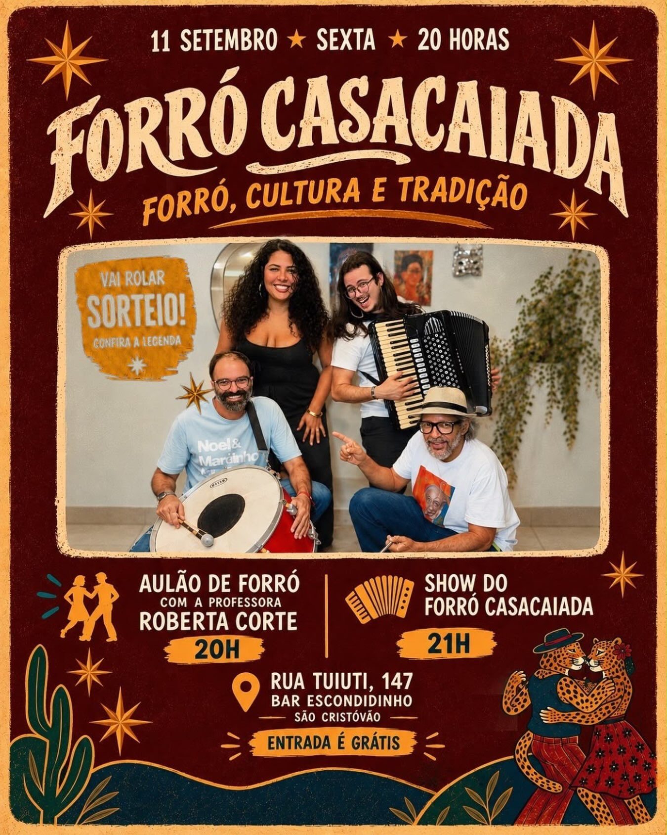 Flyer: Forró Casacaiada