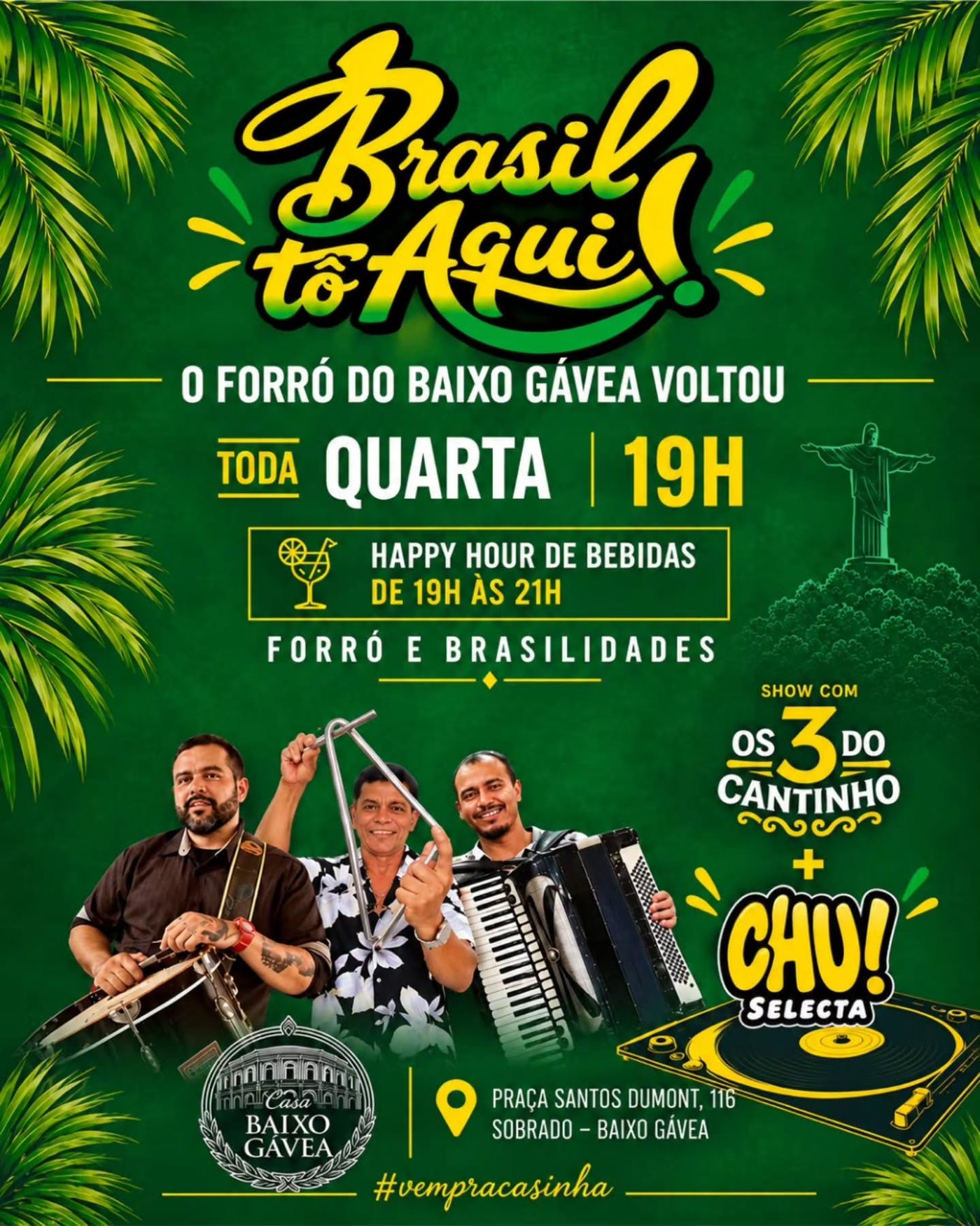 Brasil tô Aqui! — baile de forró toda quarta-feira