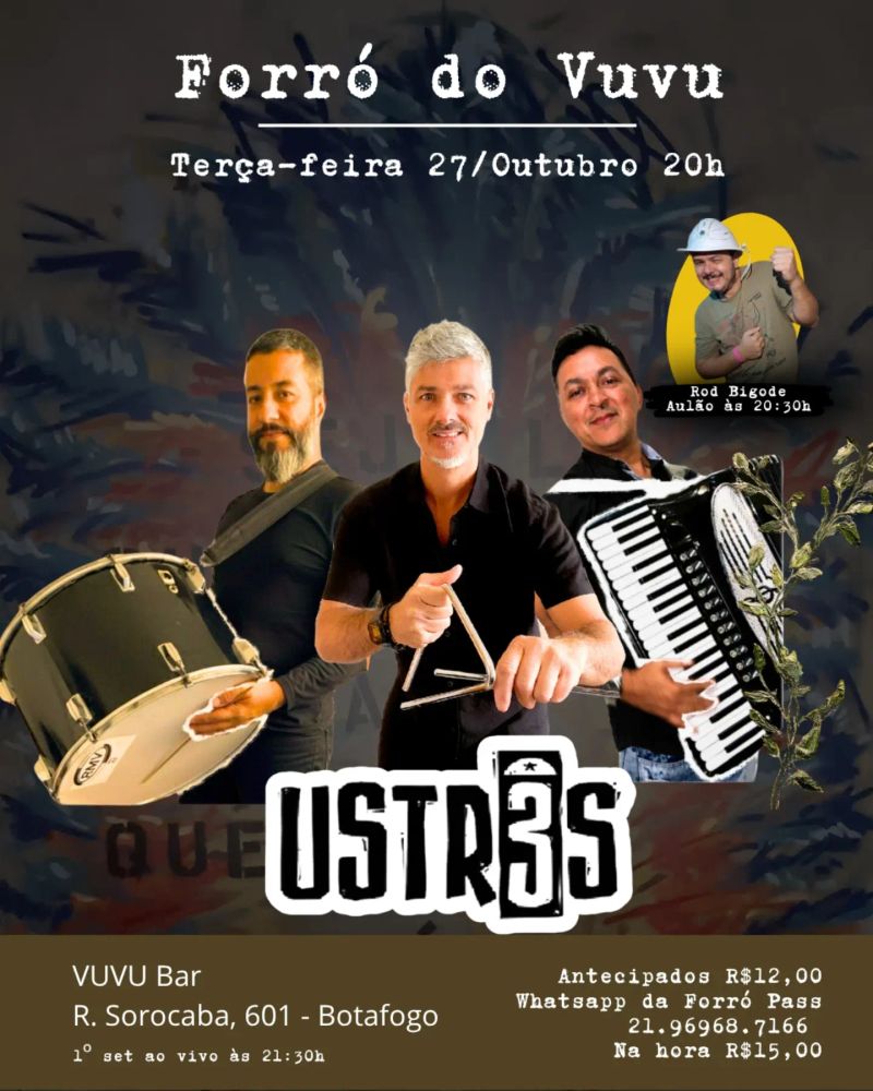 Forró do Vuvu — baile de forró em Botafogo