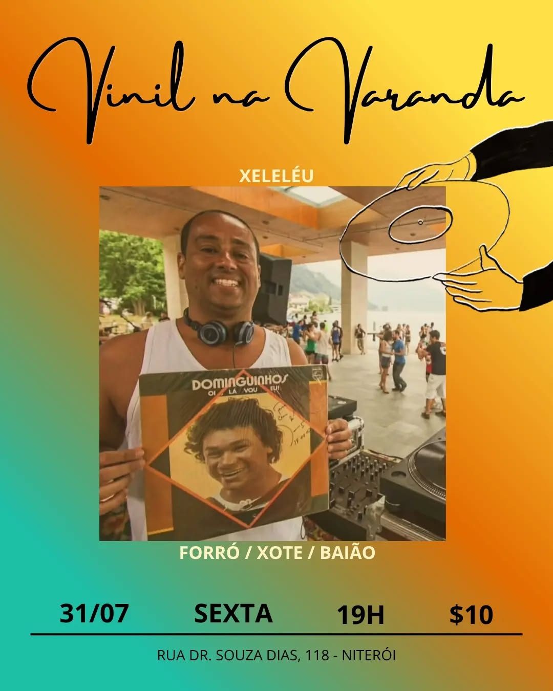 Flyer: Vinil na Varanda