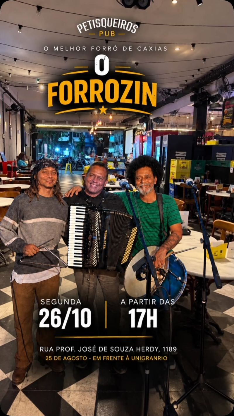 O Forrozin — baile de forró em Agosto