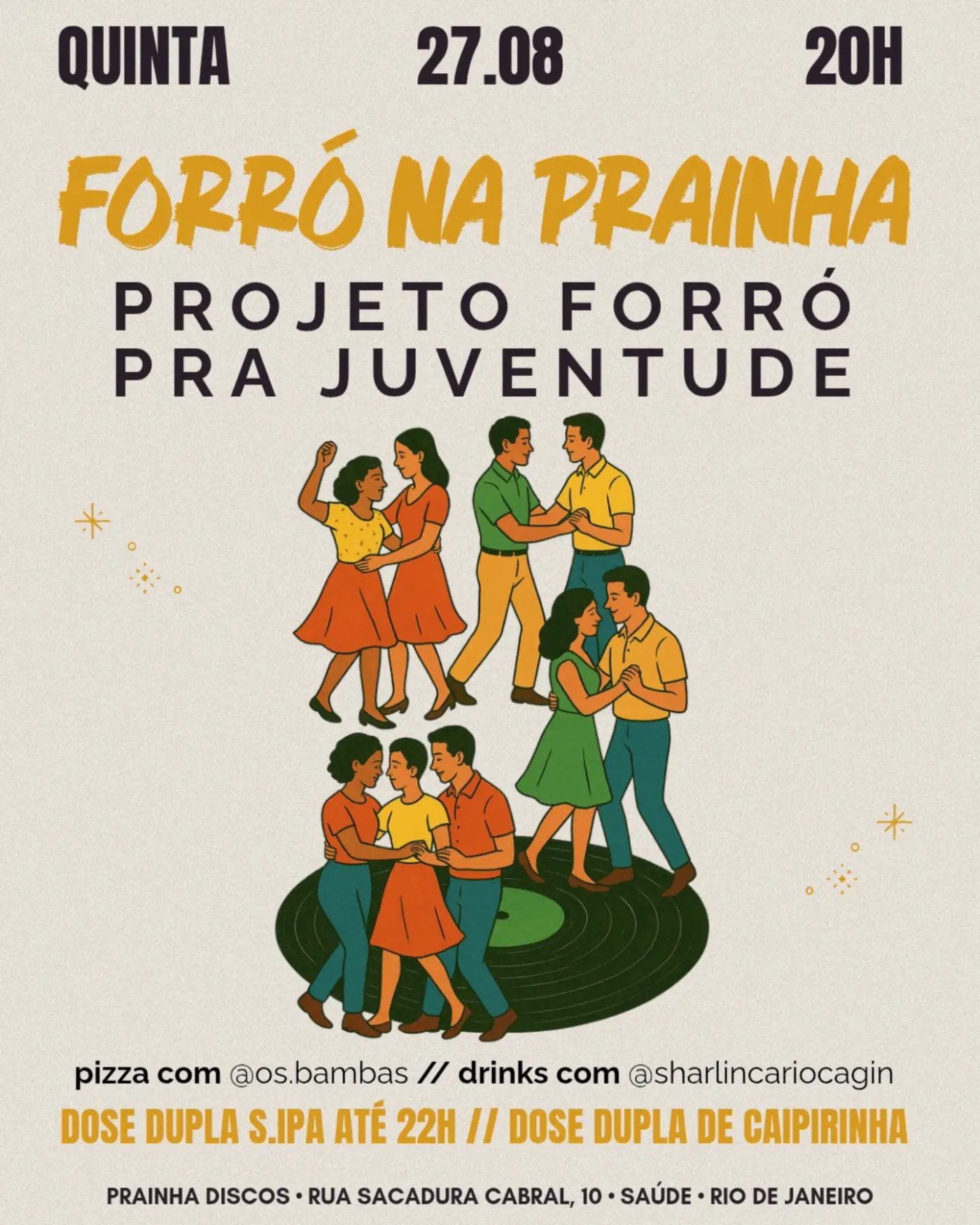 Flyer: Forró na Prainha