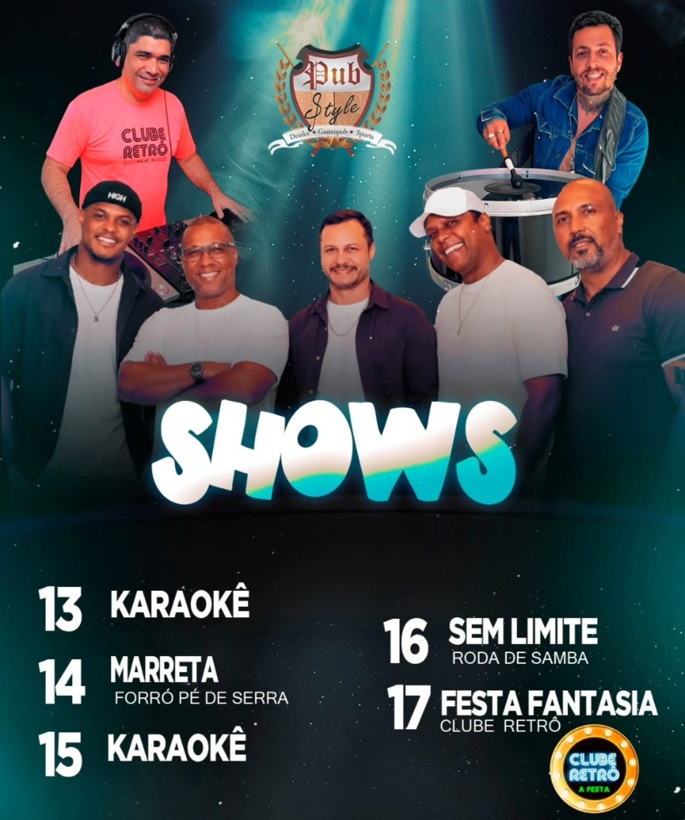 Flyer: Luiz Marreta no Pubstyle