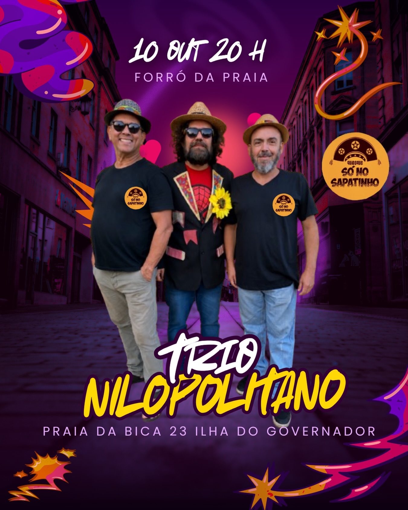 Flyer: Forró da Praia com Trio Nilopolitano
