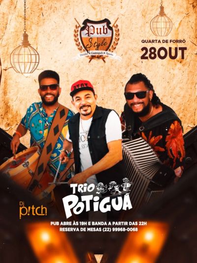 Forró no Pubstyle — baile de forró toda quarta-feira