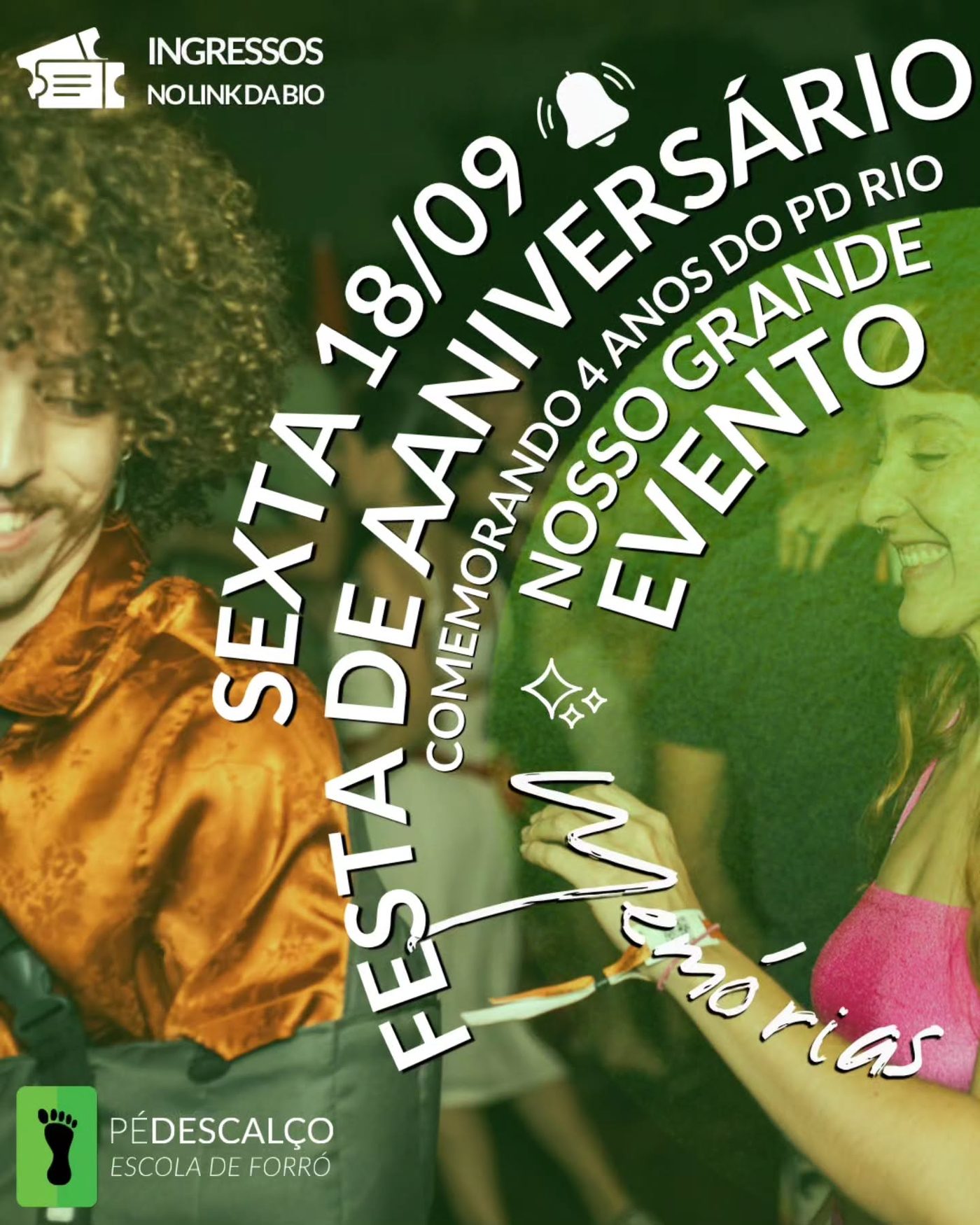 Flyer: 4 Anos de PD Rio!