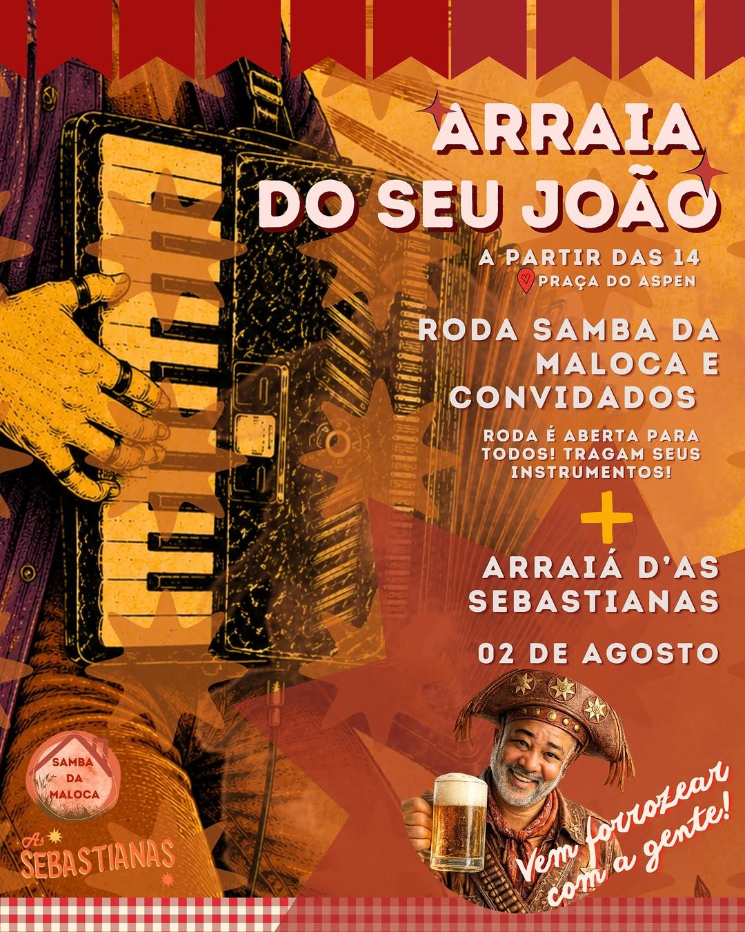 Flyer: Arraia do Seu João