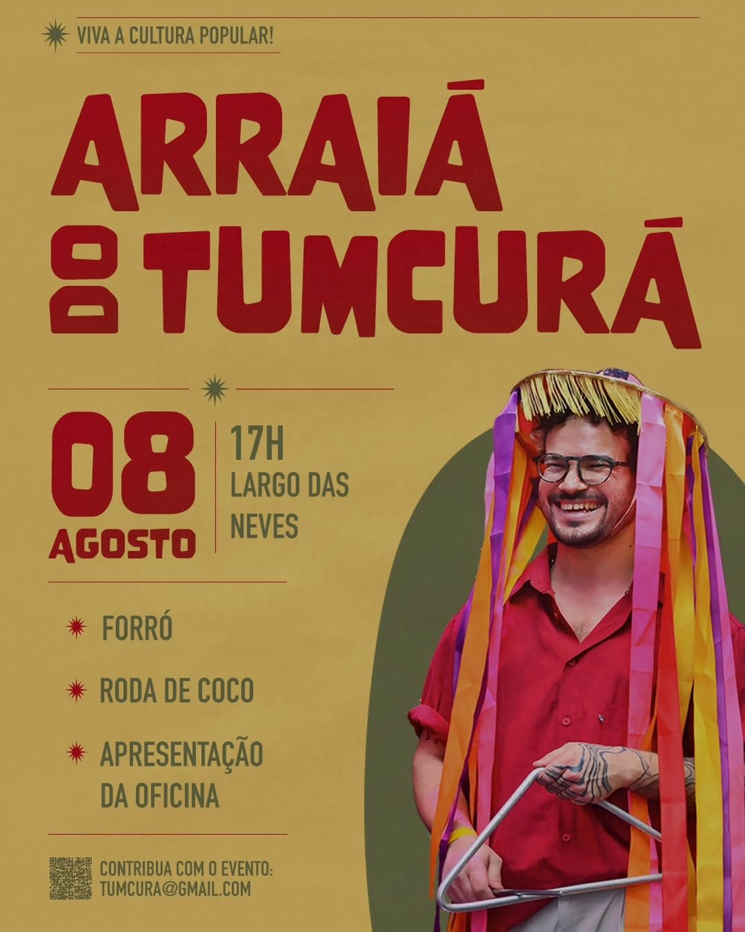 Flyer: Arraiá do Tumcurá