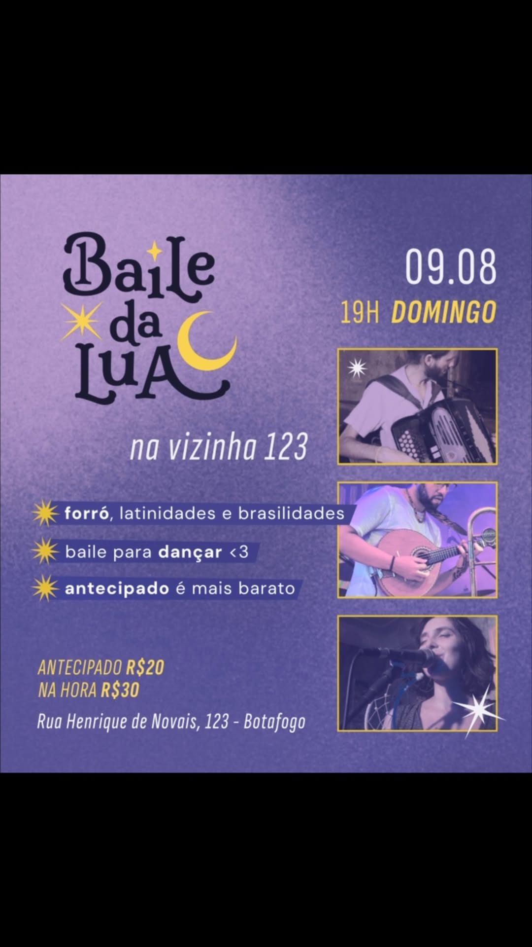 Flyer: Baile da Lua
