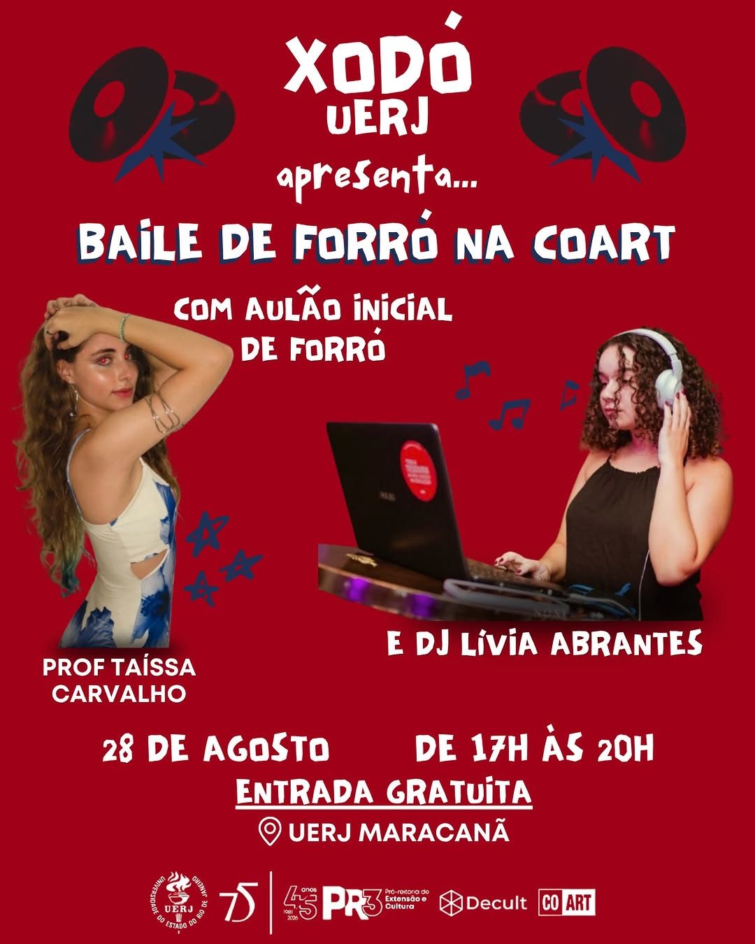 Flyer: Baile de Forró na Coart