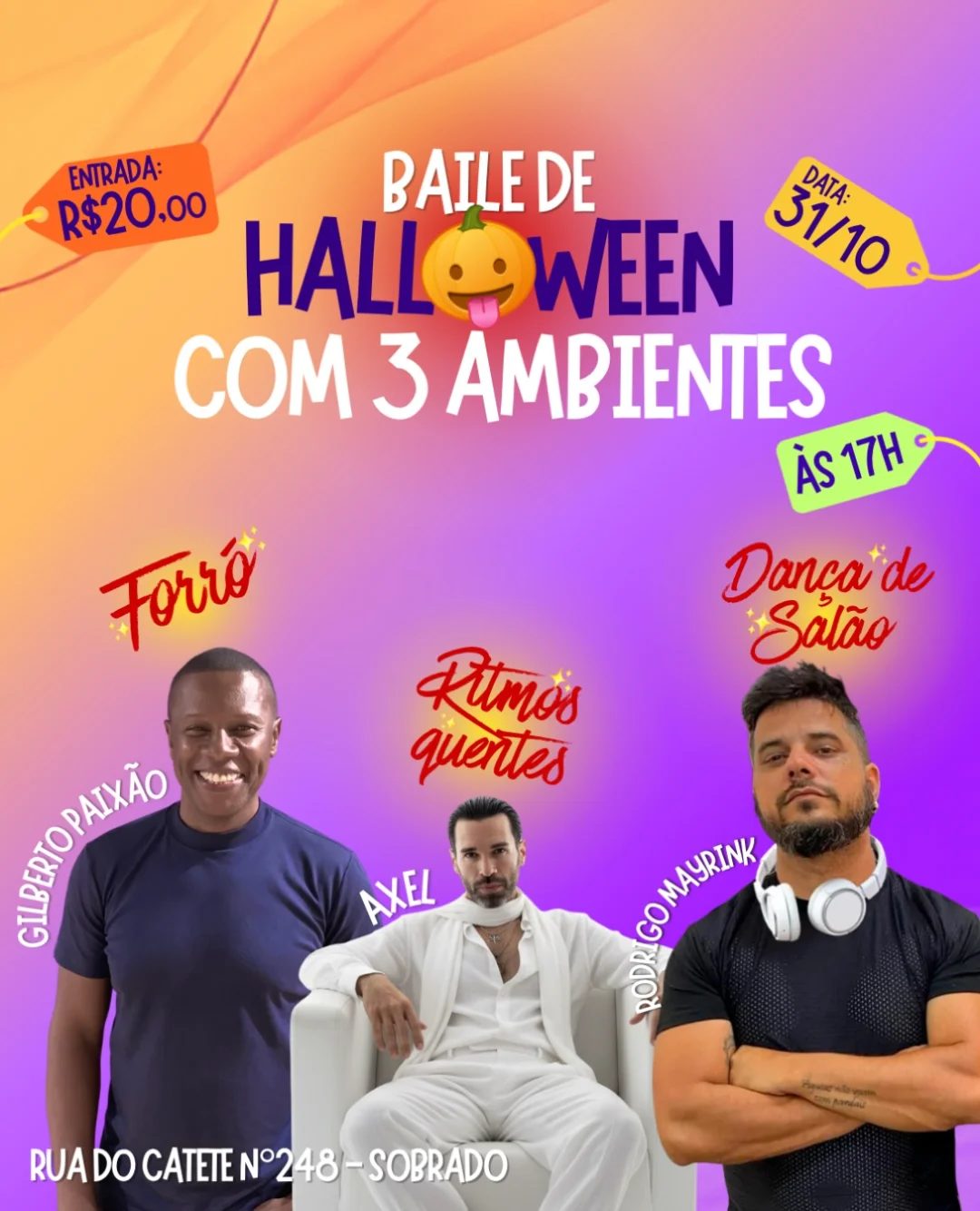 Flyer: Baile de Halloween da Giro Simples