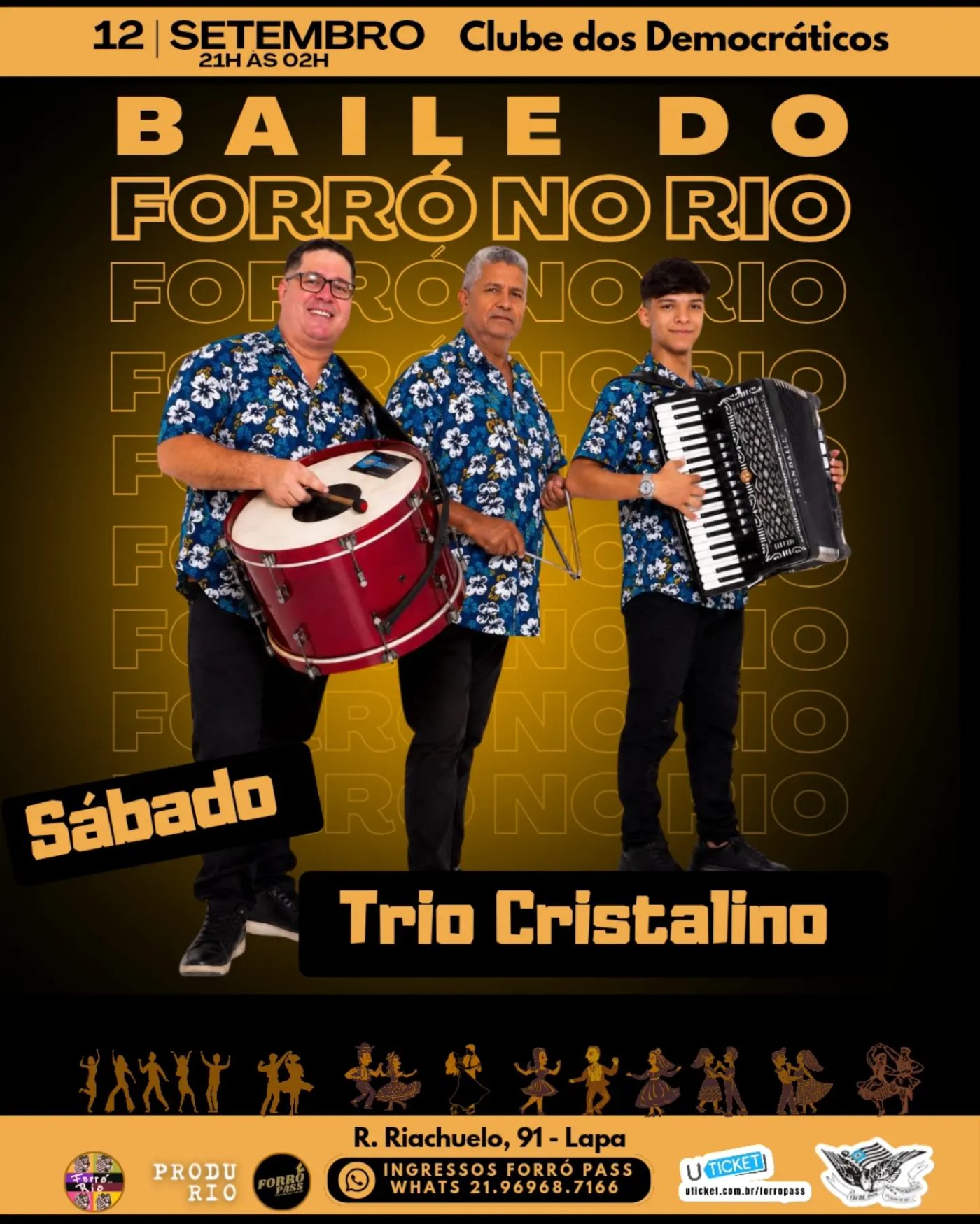 Flyer: Baile do Forró no Rio