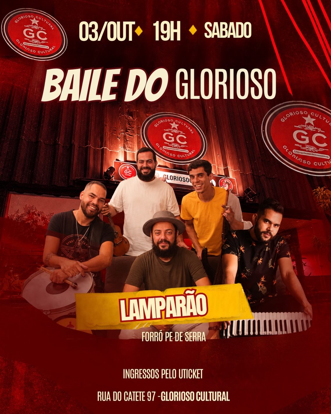 Flyer: Baile do Glorioso