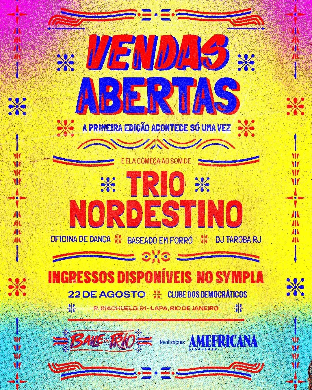 Flyer: Baile do Trio
