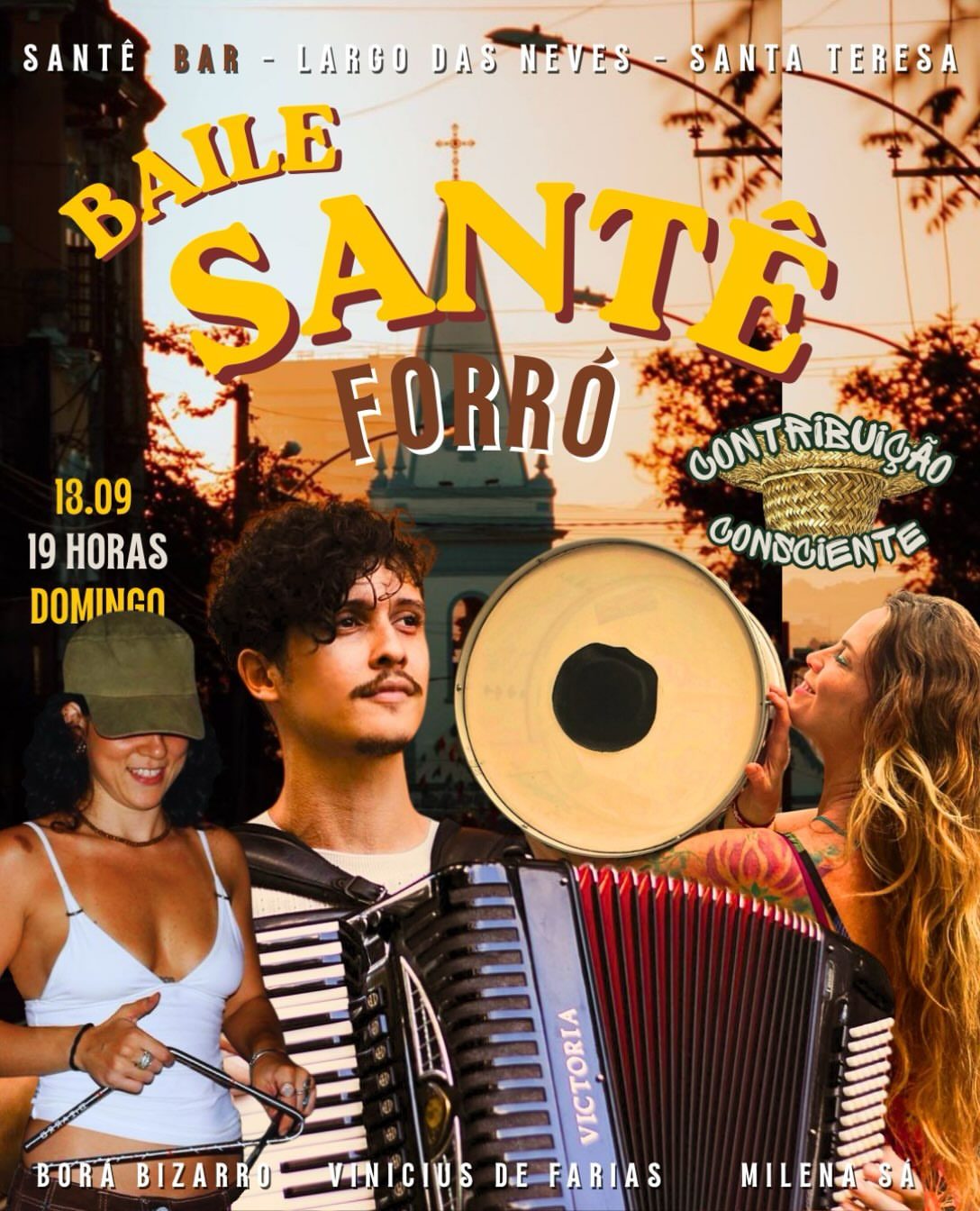 Flyer: Baile Santê Forró