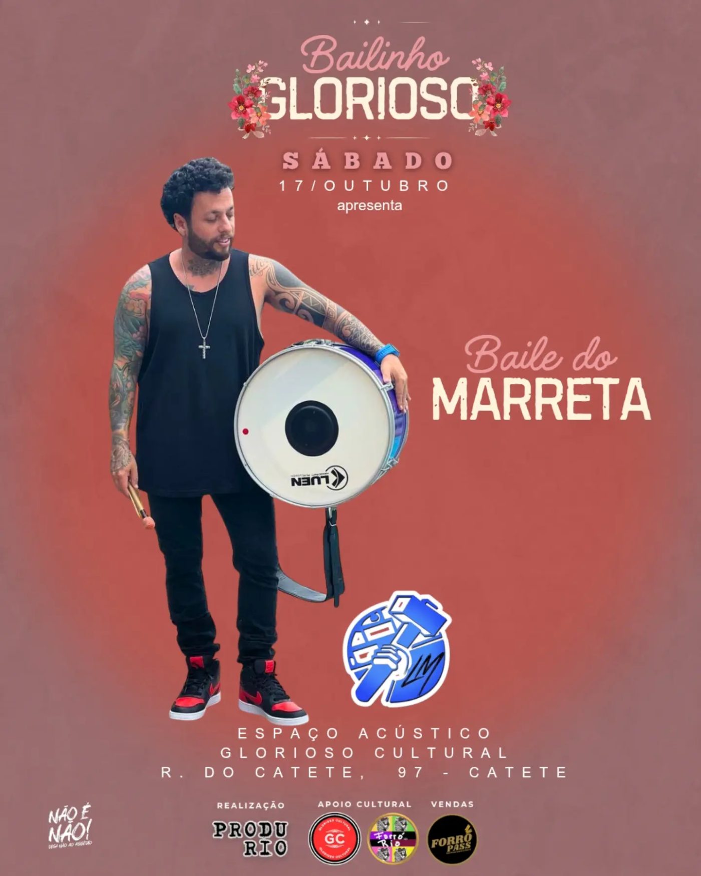 Flyer: Bailinho Glorioso