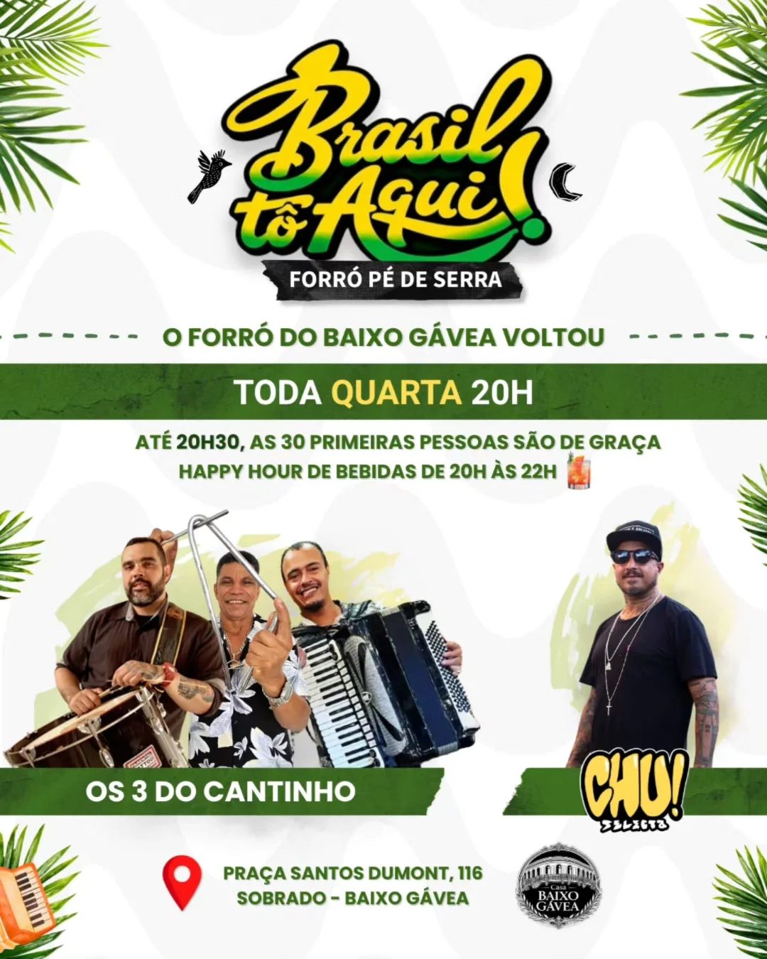 Flyer: Brasil tô Aqui!