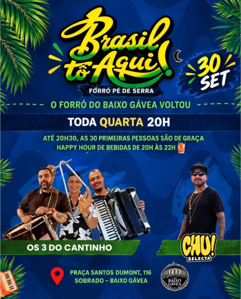 Brasil tô Aqui! — baile de forró em Gávea